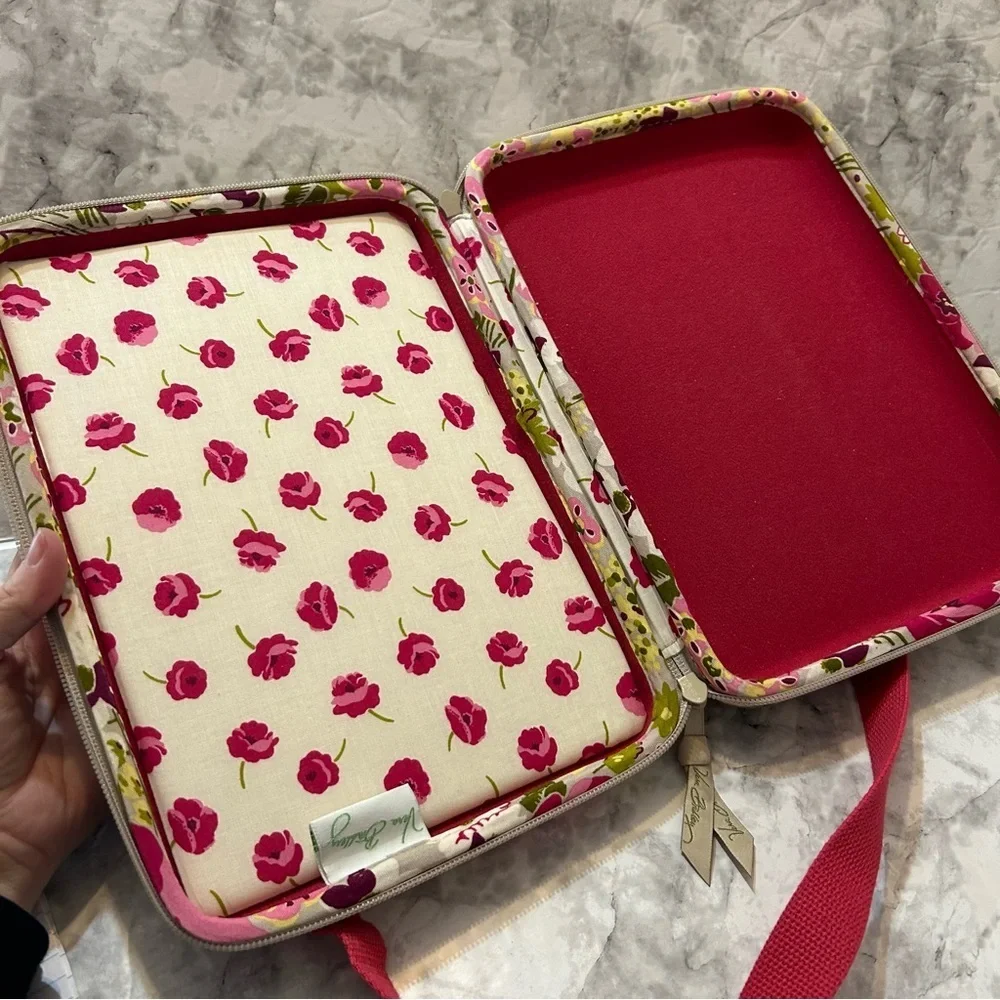 Vera Bradley Make Me Blush Hard Shell Tablet Case 12x8”